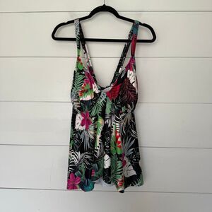 Swimsuits for All Women’s 22 Patterned Swim Top Beach Pool Ocean